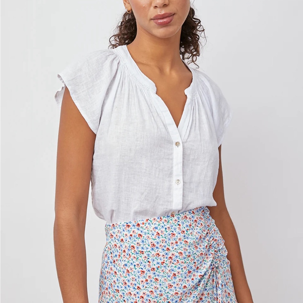 RAILS size XS Alena White Lace Detail
